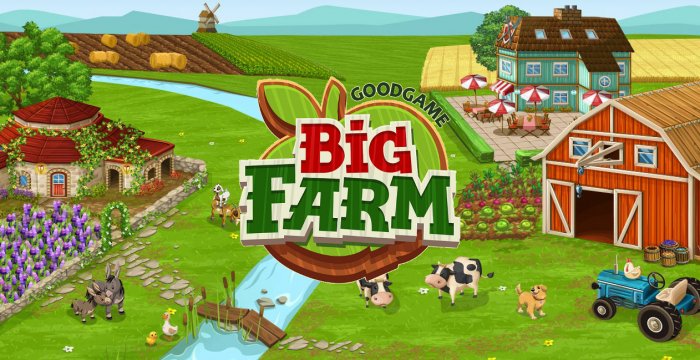 Бесплатная онлайн-ферма Big Farm от Goodgame