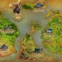 Карта игрового мира игры Легенда Рыцаря